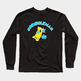 Funny Mr Cornhole Man Art Design Long Sleeve T-Shirt